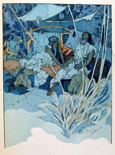 Illustration by Alphonse Mucha from 