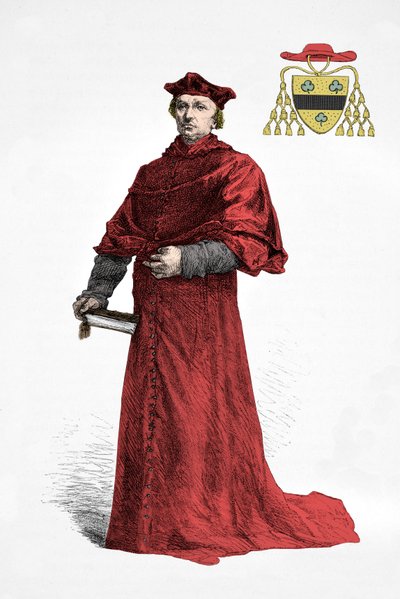 Portrait of Cardinal Antoine Duprat by Alphonse Marie de Neuville