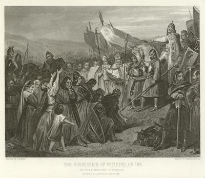 The Submission of Witikind, AD 785 by Alphonse Marie de Neuville
