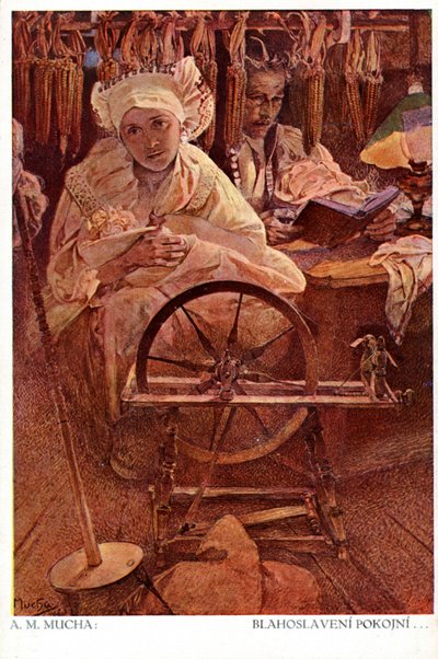 Blessed are the Meek for They Shall Inherit the Earth by Alphonse Mucha