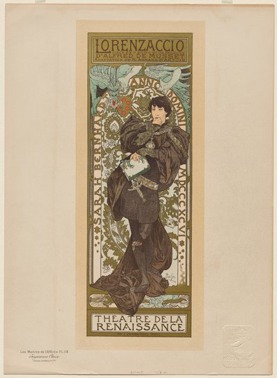 Lorenzaccio by Alphonse Mucha