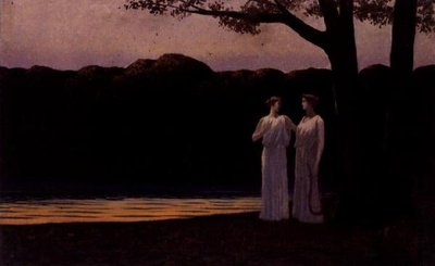 Muses on the Shore in the Evening by Alphonse Osbert