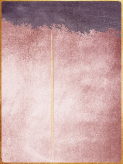 Blush Purple Gold Stripe by Alyson Storms