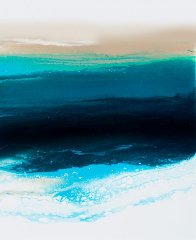 Deep Blue Ocean Flow by Alyson Storms