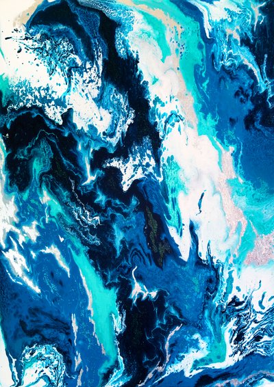 Deep Ocean Swirls by Alyson Storms