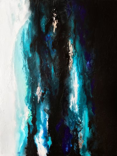 Deep Teal Current by Alyson Storms