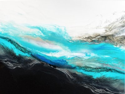 Fluid Ocean Waves by Alyson Storms