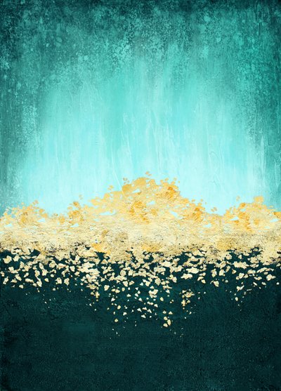 Golden Sea Glimmer by Alyson Storms