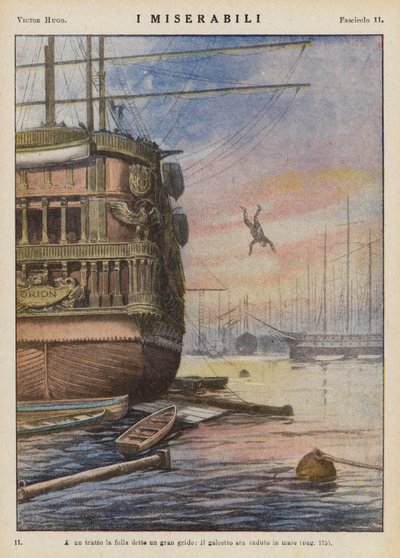 Illustration for Les Miserables by Victor Hugo by Ambrogio Lombardi