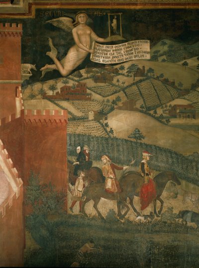 A Hunting Party by Ambrogio Lorenzetti