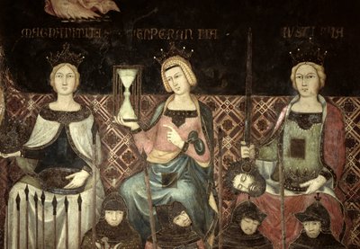 Allegory of Good Government (detail) by Ambrogio Lorenzetti