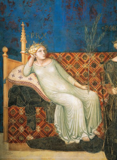 Peace (detail) by Ambrogio Lorenzetti