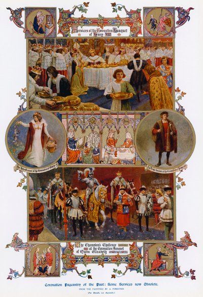Coronation Pageantry of the Past by Amedee Forestier