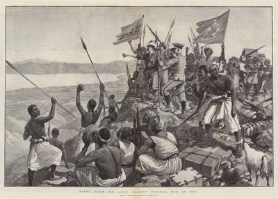 First View of Lake Albert Nyanza, 13 December 1887 by Amedee Forestier