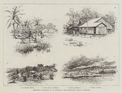 Sketches in Burmah by Amedee Forestier