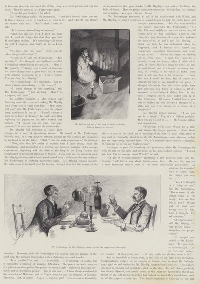 The Man Who Could Work Miracles, by H G Wells by Amedee Forestier