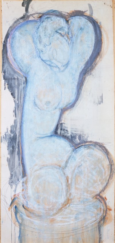 Caryatid, c.1914 by Amedeo Modigliani