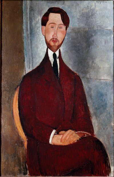 Portrait of Leopold Zborowski by Amedeo Modigliani