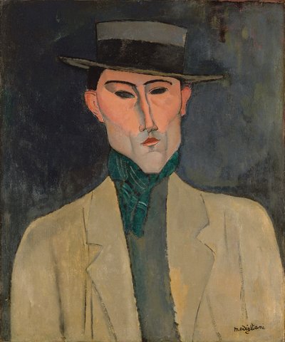 Man in a Hat by Amedeo Modigliani
