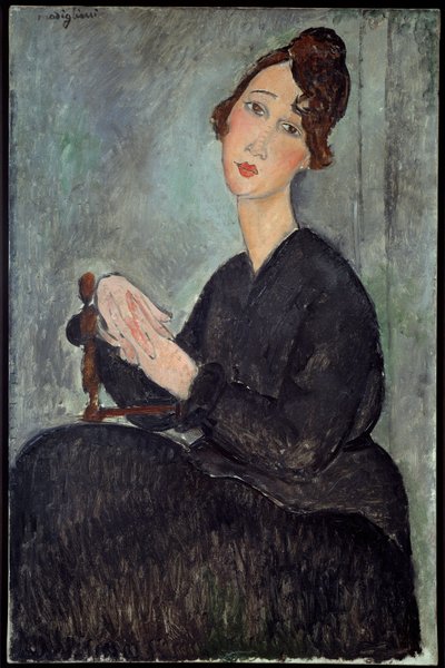 Portrait of Dedie (Odette Hayden) by Amedeo Modigliani