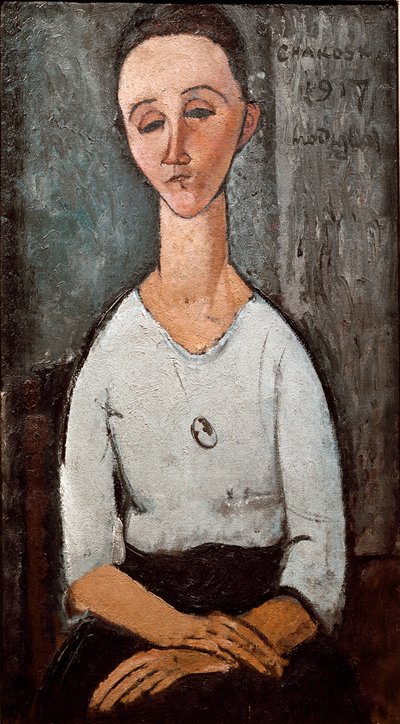 Portrait of Mrs. Chakoska by Amedeo Modigliani