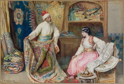 The Carpet Merchant by Amedeo Momo Simonetti