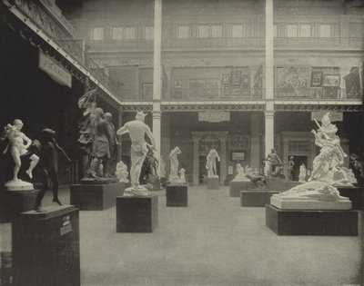 French Sculpture in the Art Palace by American Photographer (after)