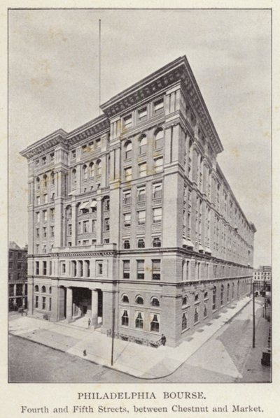 Philadelphia: Philadelphia Bourse, Fourth and Fifth Streets, between Chestnut and Market by American Photographer (after)