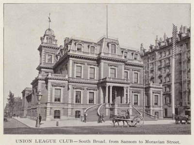 Philadelphia: Union League Club, South Broad, from Sansom to Moravian Street by American Photographer (after)