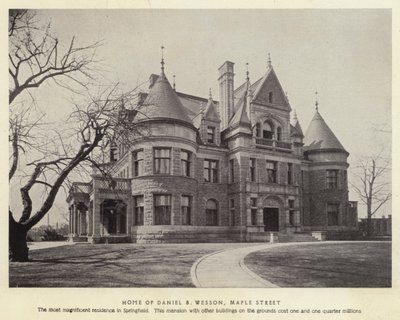 Springfield, Massachusetts: Home of Daniel B Wesson, Maple Street by American Photographer (after)