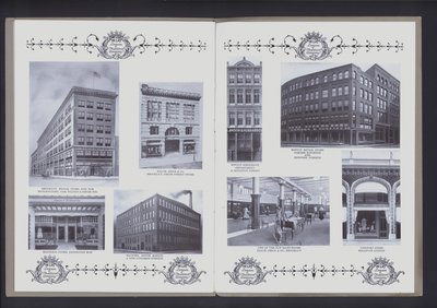 Two-page spread from The Theater of Fur Fashion by American Photographer (after)