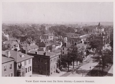 View east from the De Soto Hotel, Liberty Street by American Photographer (after)