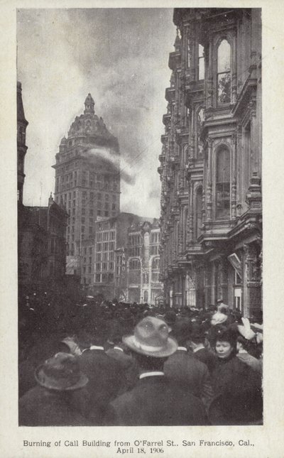 Aftermath of the 1906 San Francisco Earthquake by American Photographer