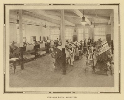 Amoskeag Manufacturing Company: Burling Room, Worsted by American Photographer
