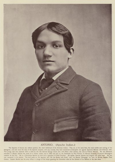 Antonio, Apache Indian by American Photographer