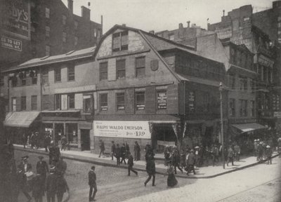 Boston: Old Corner Bookstore, built in 1712 by American Photographer