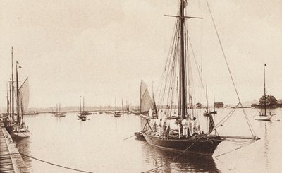 Buffalo Harbor, Showing Buffalo, Yacht Club, Buffalo, New York by American Photographer