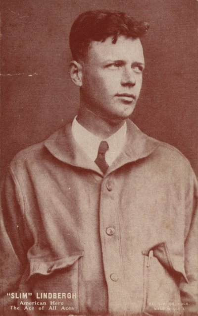 Charles Lindbergh, American Aviator Who Made the First Solo Transatlantic Flight by American Photographer