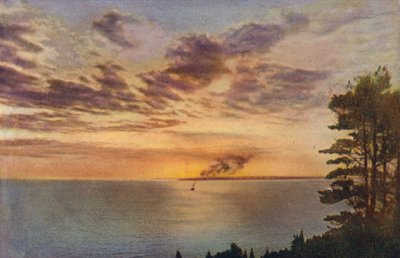 Chicago: Sunset on Lake Michigan by American Photographer