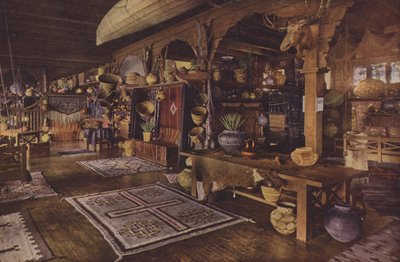 Interior Indian Building, Albuquerque, New Mexico by American Photographer