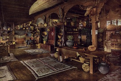 Interior Indian Building, Albuquerque, New Mexico by American Photographer