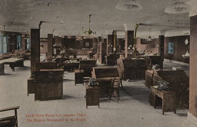 Largest News Room, Los Angeles Times, The Biggest Newspaper In The World by American Photographer