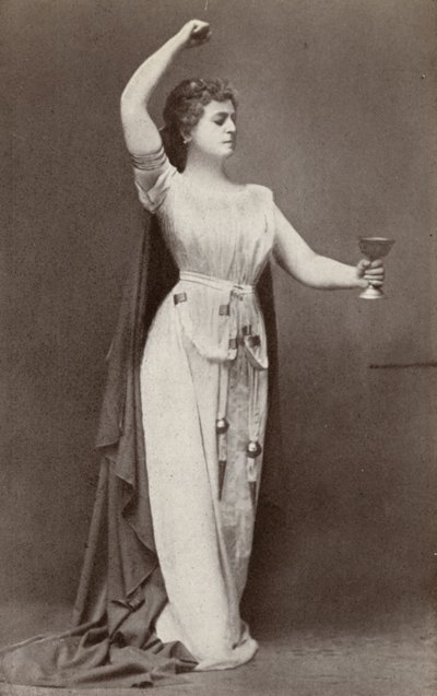 Lilli Lehmann as Isolde in Tristan Und Isolde by American Photographer