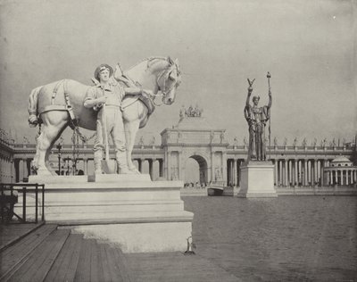Looking Lakeward from the Statue of Industry by American Photographer