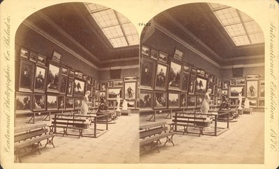 Memorial Hall, American Department, Centennial International Exhibition of 1876, Philadelphia by American Photographer