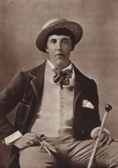 Oscar Wilde, Irish poet and playwright, in America by American Photographer