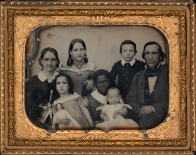 Portrait of a Family, 1860s by American Photographer