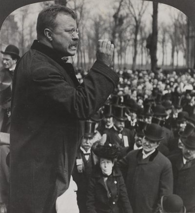 President Roosevelt at Evanston by American Photographer