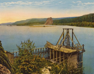 Salmon Wheel on the Columbia River by American Photographer