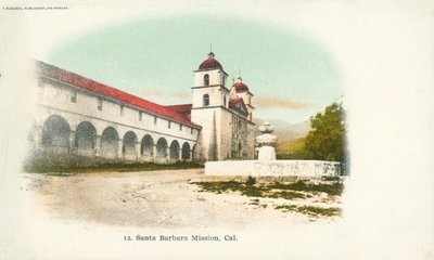 Santa Barbara Mission, California by American Photographer